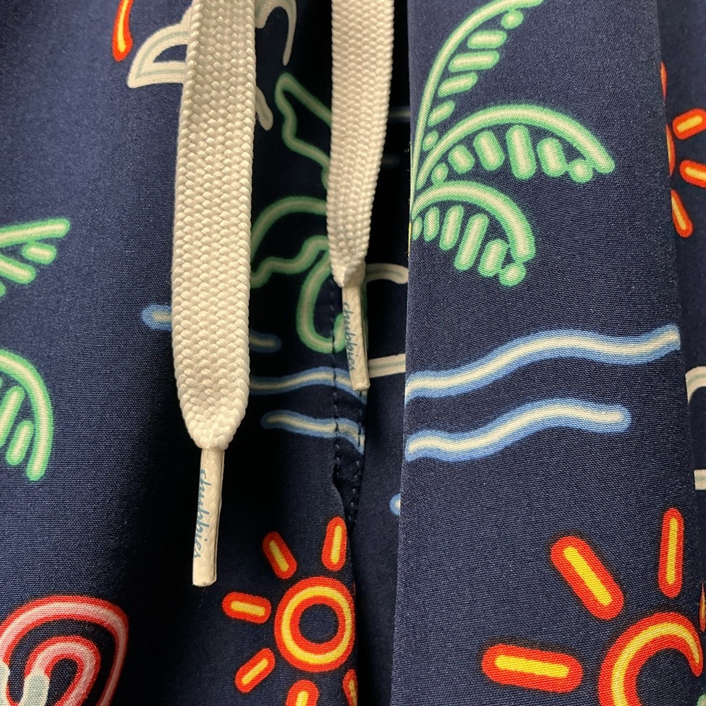Chubbies The Neon Lights 7” Inseam Stretch Swim Trunks Men’s Size Medium - Picture 5 of 9